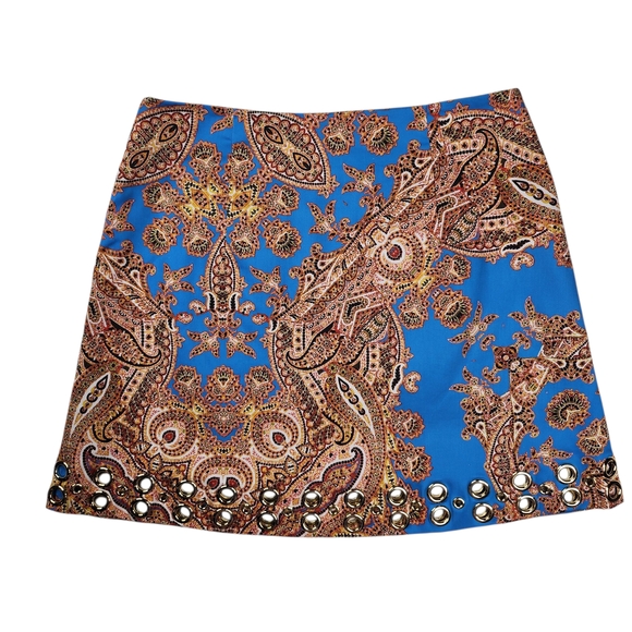 Marciano Blue Paisley Women's Skirt - Picture 6 of 9